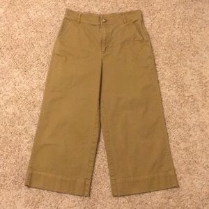 Madewell Khaki Camel Emmett Pants